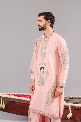 Ladkiwale Pink Kurta Set