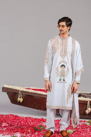 Ladkewale Skyblue Kurta Set