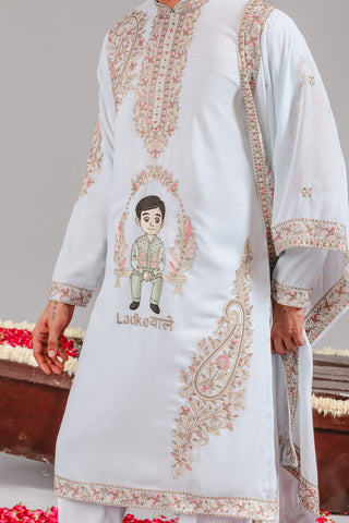 Ladkewale Skyblue Kurta Set