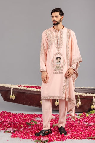 Ladkiwale Pink Kurta Set