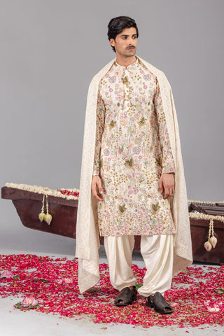 PhoolPankh Ivory Kurta Set
