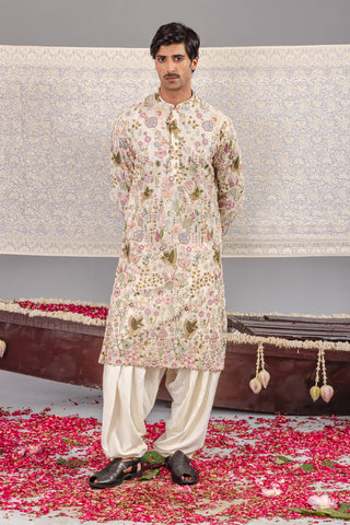 PhoolPankh Ivory Kurta Set