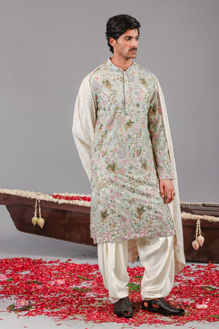 PhoolPankh Sky Blue Kurta Set