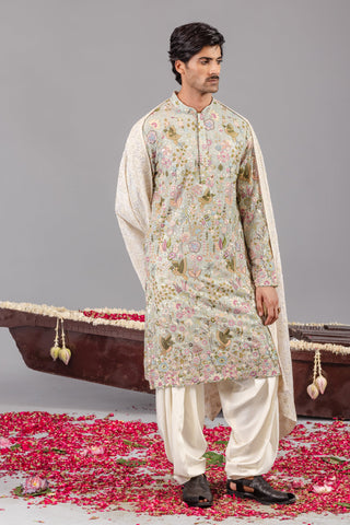 PhoolPankh Sky Blue Kurta Set