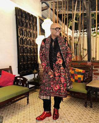 Faraz Arif Ansari in Madhav Multi Kurta set with trouser and Dupatta