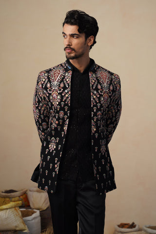UTSAV BLACK JODHPURI SET