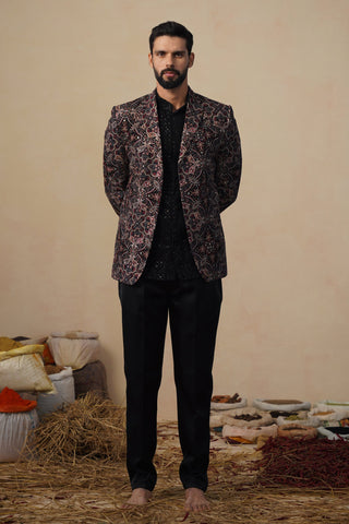 KARTIKEY BLACK BLAZER SET