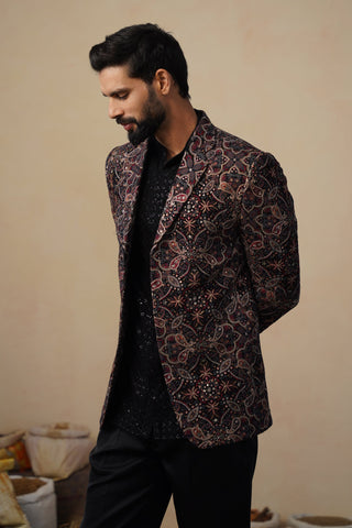 KARTIKEY BLACK BLAZER SET