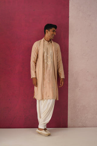 Hiran-Mirror Work Patiyala Kurta Set