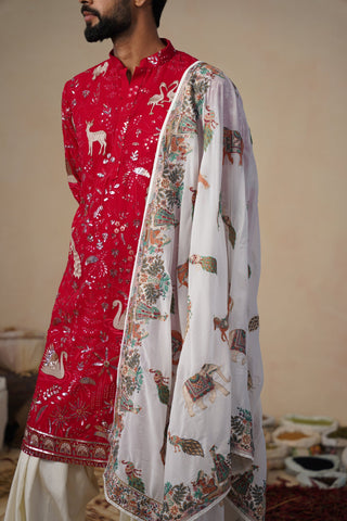 VYOM HOT PINK KURTA SET