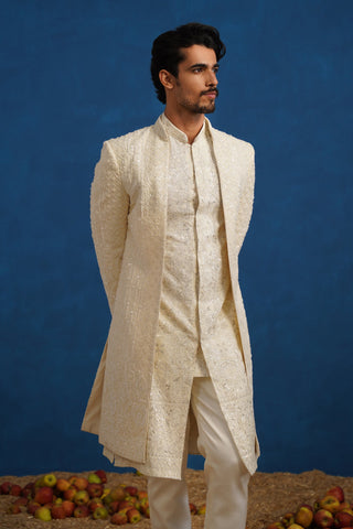 ANANT CUTDANA IVORY SHERWANI SET
