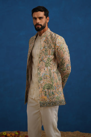PARIND CHIKU JODHPURI SET