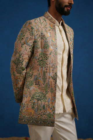 PARIND CHIKU JODHPURI SET
