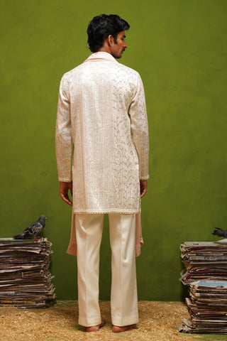 NEEL IVORY  SHORT KURTA SET WITH DUPATTA