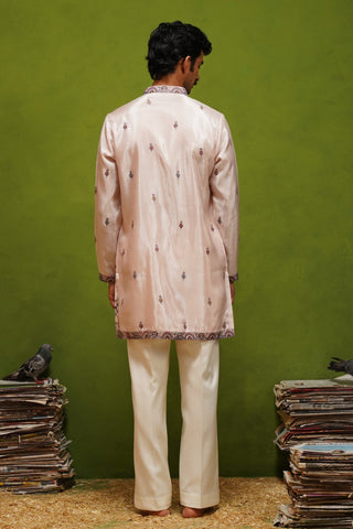 SAFARI PINK SHORT KURTA SET