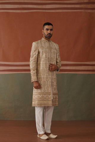 Rehan - Sherwani in Light Mehandi