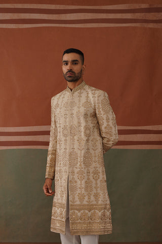 Rehan - Sherwani in Light Mehandi