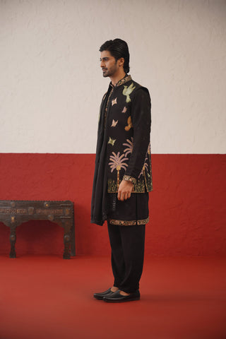 Ankit Gupta in Yashas Jacket Kurta Set with dupatta