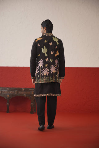 Ankit Gupta in Yashas Jacket Kurta Set with dupatta