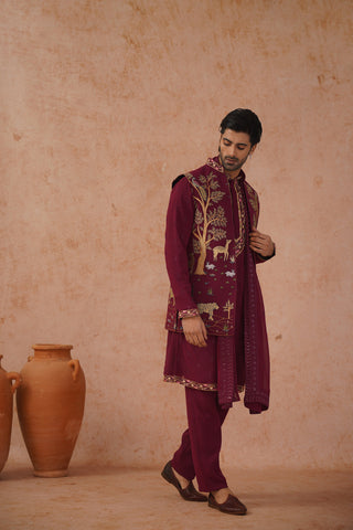 Jai Jacket Kurta Set with dupatta