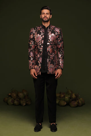 Agam Multi Jodhpuri set with shirt and trouser