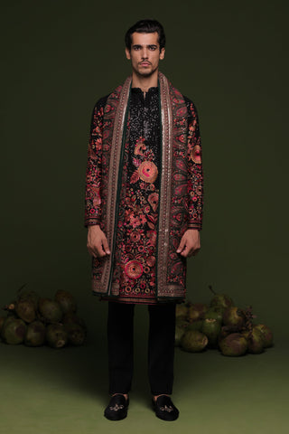 Faraz Arif Ansari in Madhav Multi Kurta set with trouser and Dupatta