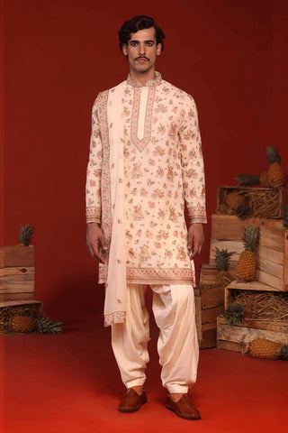 Vatsal Ivory Kurta Set