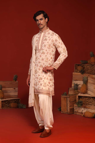 Vatsal Ivory Kurta Set