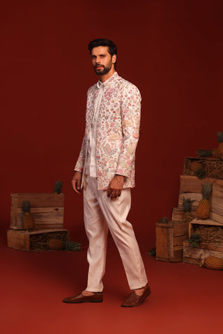 Rama Ivory Jodhpuri Set