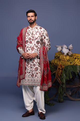 Mohd Maaz Khan in Noor Ivory Kurta set