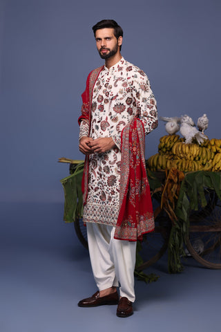 Noor Ivory Kurta set