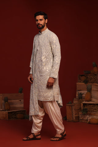 Bhavik Sky Blue Kurta Set