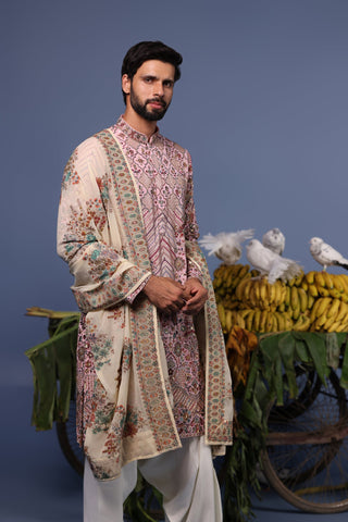 Tapish Pink Kurta Set