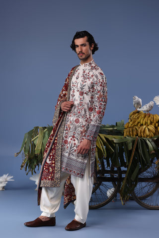 Waheed Ivory Kurta Set