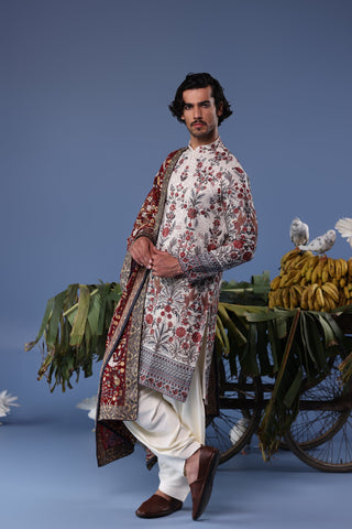 Waheed Ivory Kurta Set