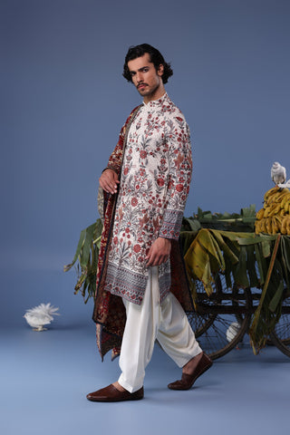 Waheed Ivory Kurta Set