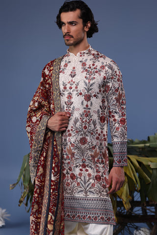 Waheed Ivory Kurta Set