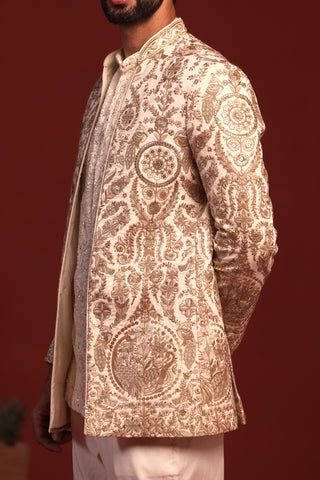 Adhyaay ivory Jodhpuri Set