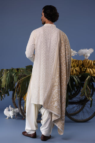 Arham Cream Kurta Set
