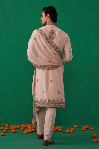 MOTIF PINK KURTA SET