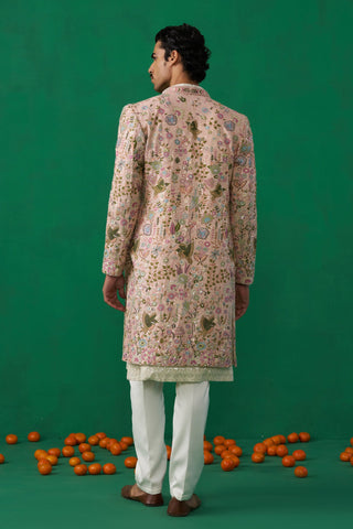 PHOOLPANKH PINK INDOWESTERN SET