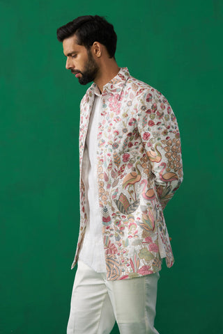 HANSRAJ IVORY JODHPURI SET