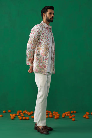 HANSRAJ IVORY JODHPURI SET