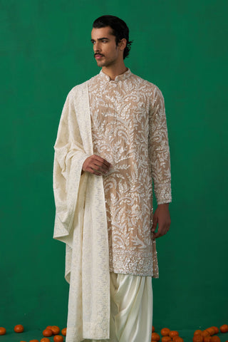 LEAF CHIKU KURTA SET