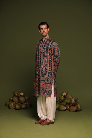 Noel Robinson in Taranj Multi Kurta patiyala set with dupatta