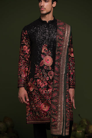 Faraz Arif Ansari in Madhav Multi Kurta set with trouser and Dupatta